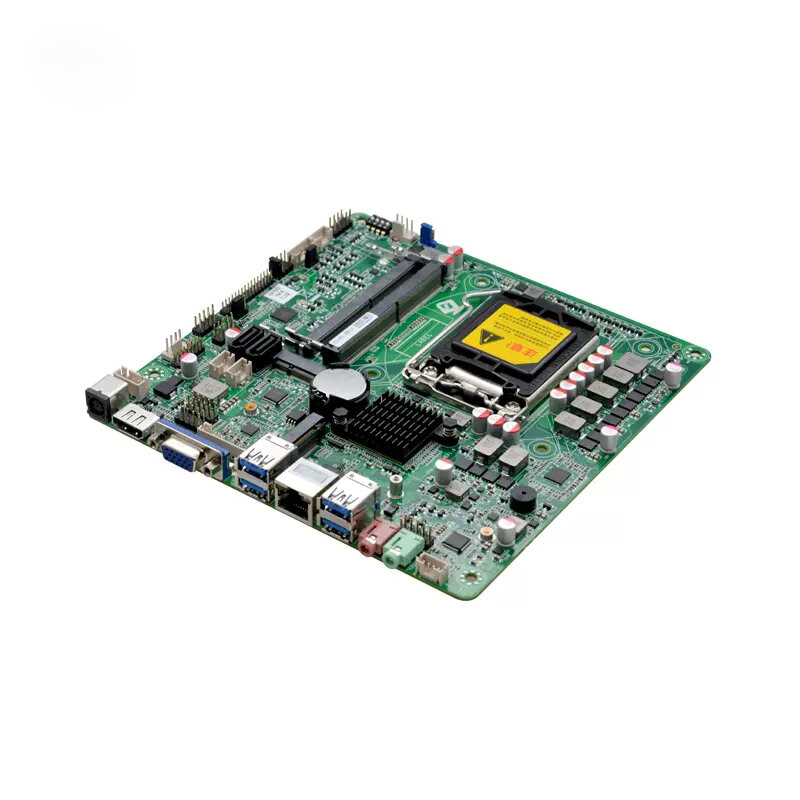 Mini-Itx-Motherboard Intel H410-Chipsatz lga1200 i3 i5 i7 Dual-DDR4-Steckplätze der 10. Generation m.2 ps/2 One-LAN-Industrie-Aio-PC-Mainboard