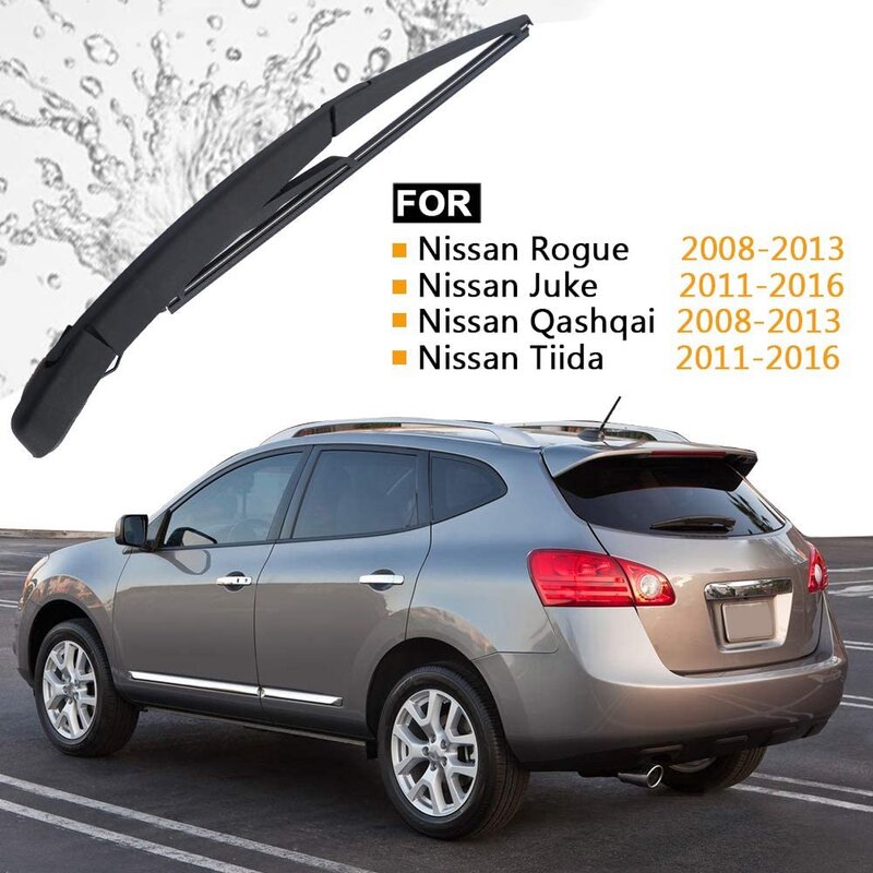 28780-JM00A Rear Windshield Wiper Arm Blade Set for Nissan Rogue,Qashqai 2008-2013 for Nissan Juke,Tiida 2011-2016