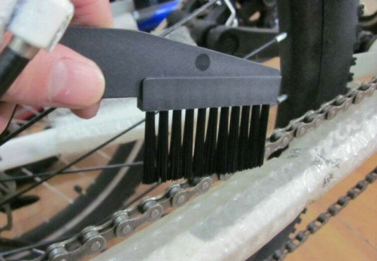 Motorcycle Bicycle Chain Clean Brush Mountain  Repair Tools Portable Bike Wash  Set Cycling Cleaner Scrubber