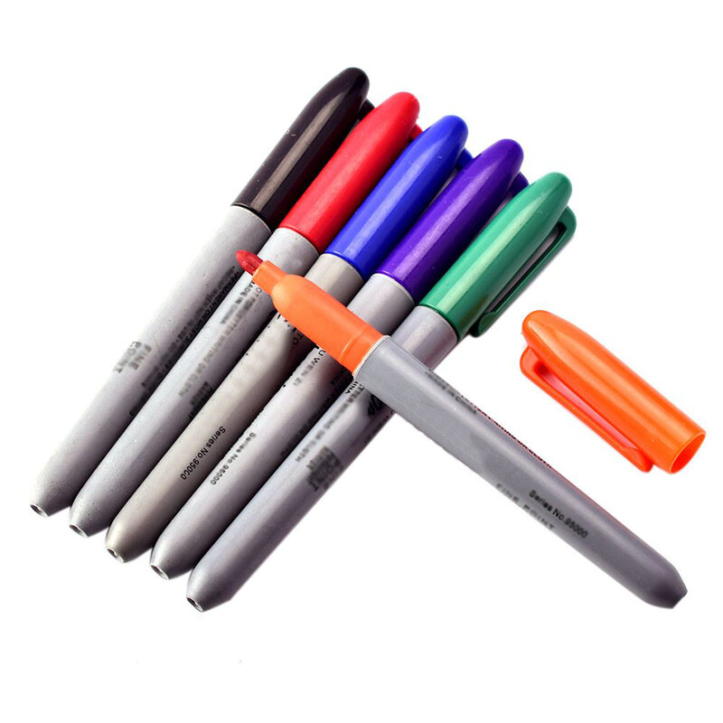 Цветная тату-ручка, Нетоксичная цветная тату-ручка для бровей, тату-маркер, ручка, водонепроницаемые аксессуары, поставка