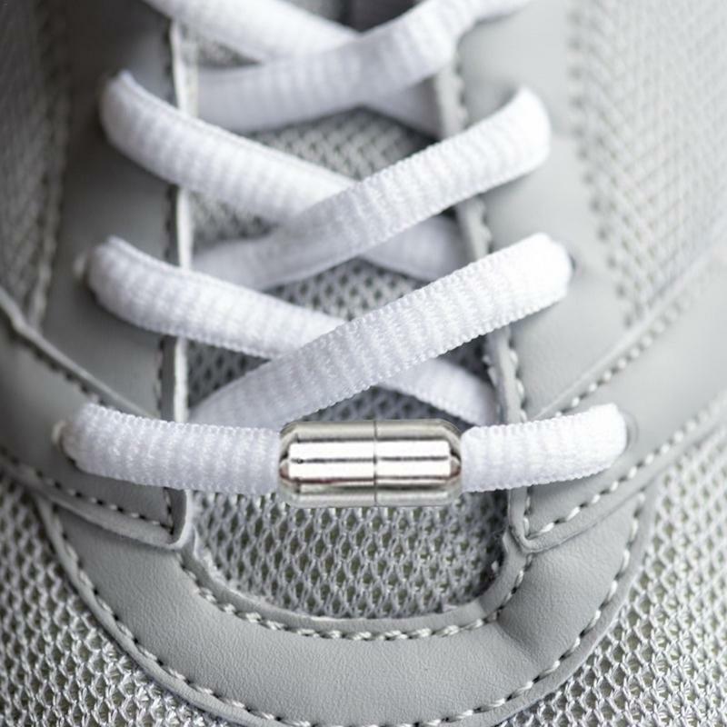 Shoelace Buckle Lock Metal No Tie Sneaker Kits Metal Lace Buckle Fashionable Shoelaces Accessories