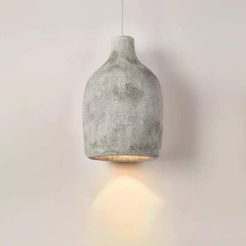 Retro Loft Wabi Sabi E27 Led Pendant Light Nordic Miniamlism Led Chandelier Lamp Bar Hang Lamp Art Deco Hanging Lamp Fixtures
