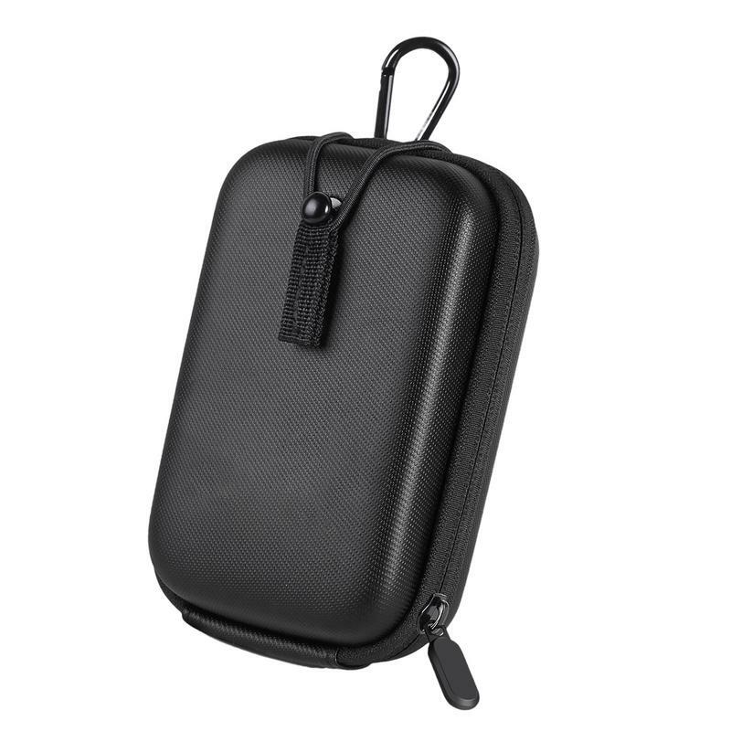 Range Finder Belt Bag Zippered Strong Magnetic Rangefinder Storage Bag Portable Carrying Bag With Removable Carabiner Holds Golf