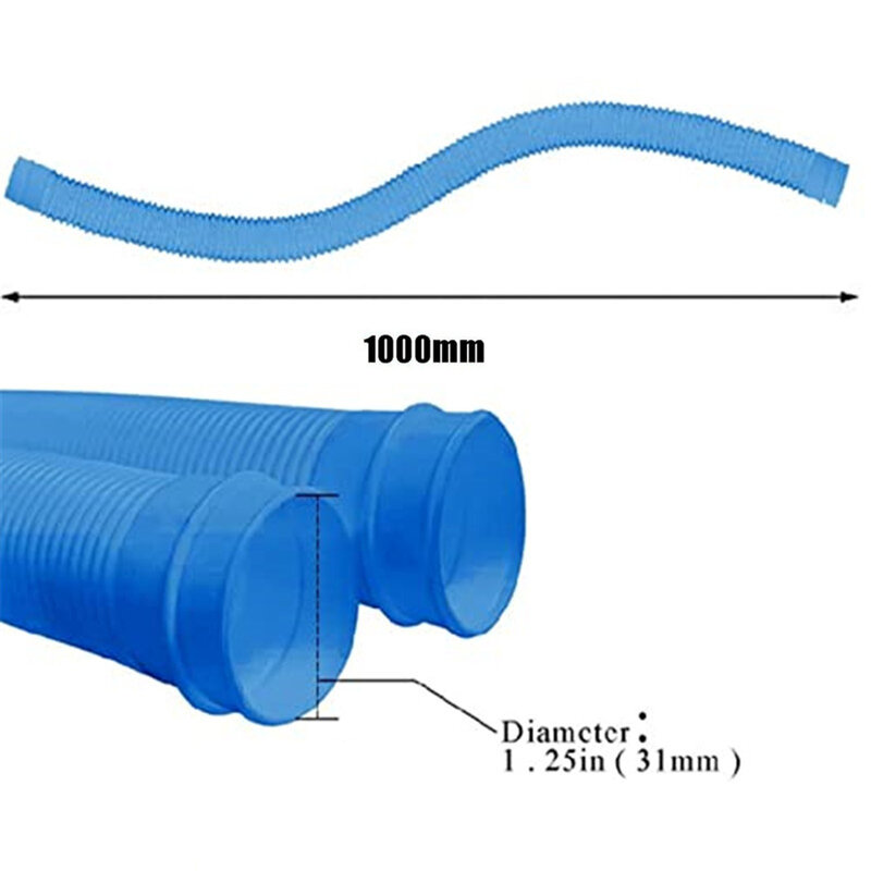 2 X For Intex 1-1/4 Inch Accessory Hose Above Ground Pool Pump Replacement 1.25\" Pool Equipment Parts Outdoor Living Supplies