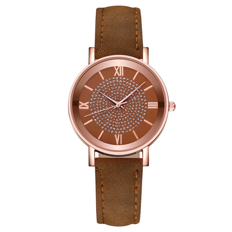 Quartz Watch with Stainless Steel Dial for Women, Relógios de luxo, Casual Bracele Watch