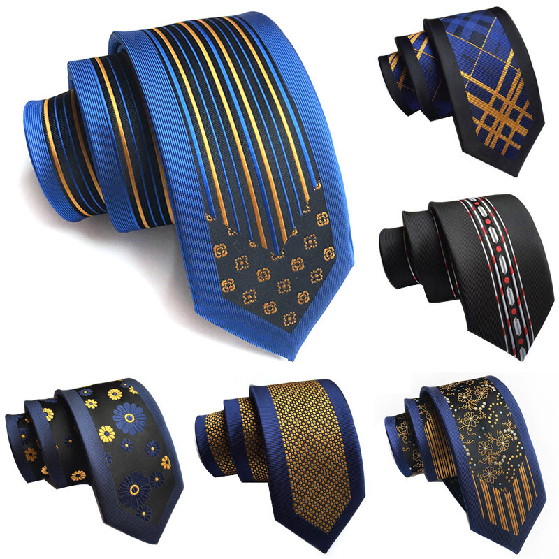 Модный высококачественный тонкий мужской галстук в Корейском стиле 6 см, Тонкий Повседневный Универсальный галстук для офиса, деловой стиль