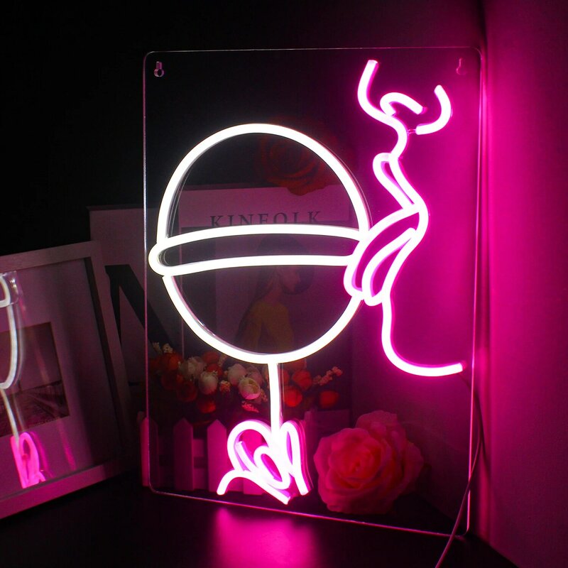 Ineonlife Neon Lights LED Sign Wedding Additions To The Room Apartment Party Bedroom Manga Wall Decoration Holiday Lighting Lamp