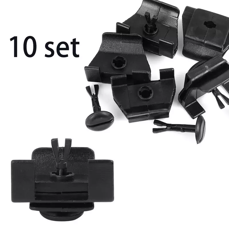 Zuverlässiger Front kotflügel Stoßstangen abdeckung Clip & Pin Kit kompatibel mit für Camry und für Corolla 10 Sätze langlebig