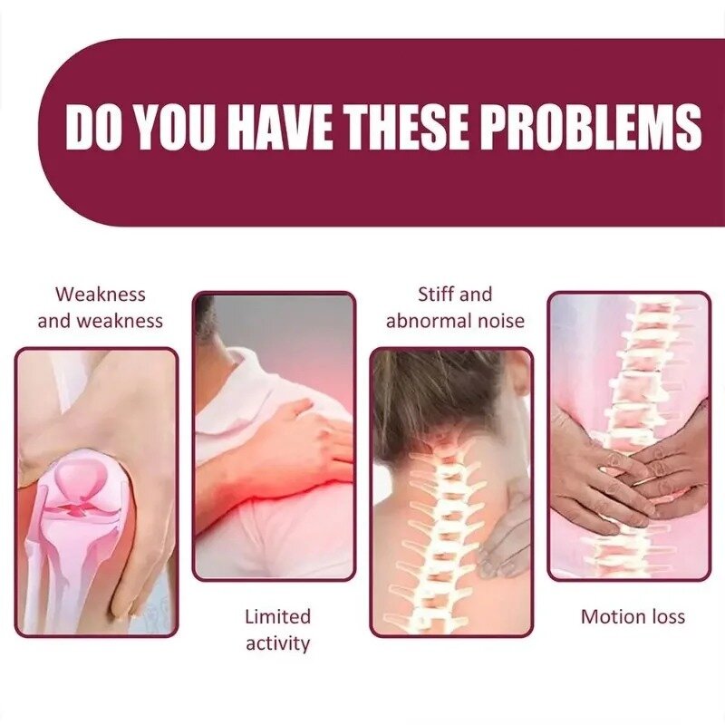 Crema de terapia de articulaciones y huesos, alivia el dolor de las articulaciones, Oints corporales, columna Cervical, cuidado de la rodilla, crema de colágeno
