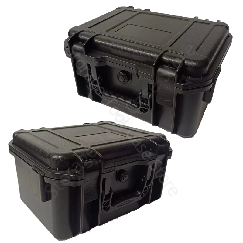 Kotak alat plastik tahan air, kotak penyimpanan wadah peralatan keselamatan koper portabel tahan air