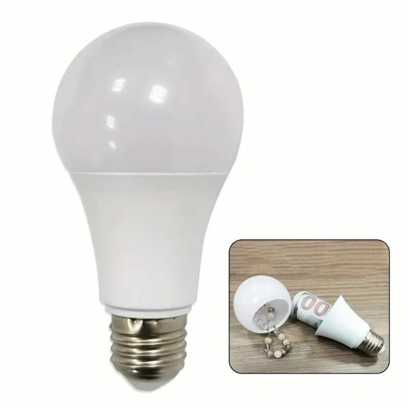 Stash Can Light Bulb Money Storage Tanks Diversion Hidden Storage Funny Secret Compartment for Home Jewelry Small Items