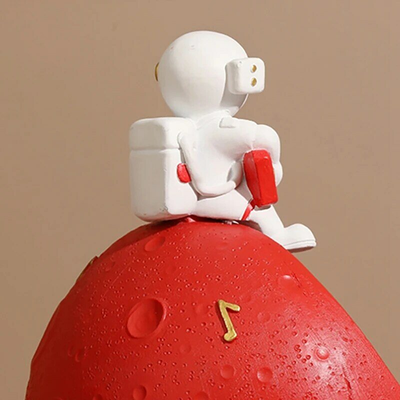 Astronauta figurka klucz żywica schowek na klucze sztuka stół do pokoju dziennego figurki dekoracja domu prezent dekoracyjny
