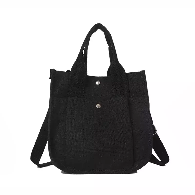 TOUB037-Monochromatic Canvas Crossbody Bolsas para Mulheres, Casual Tote, Messenger Shoulder Bag, Brand Designer, Simplicidade