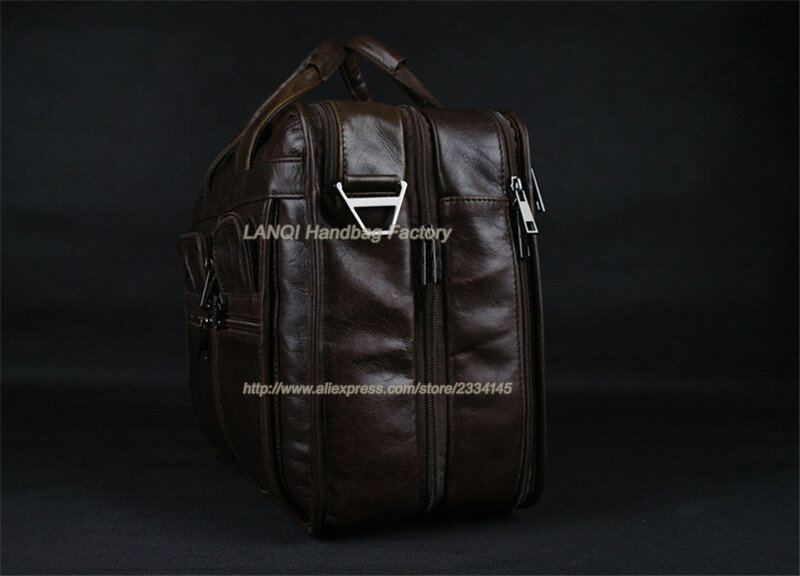Slip da uomo in vera pelle di lusso borsa da lavoro borsa a tracolla Messenger per uomo valigetta per Laptop spedizione gratuita