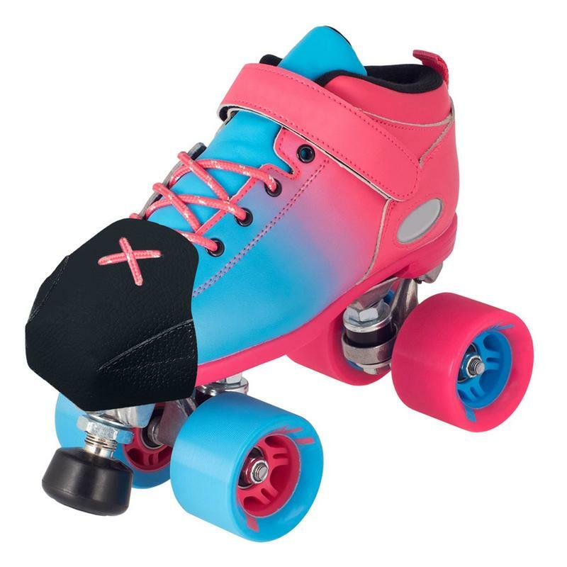 Protector de puntera de cuero para patines, cubierta antifricción para entrenamiento al aire libre, 6 colores, 1 unidad