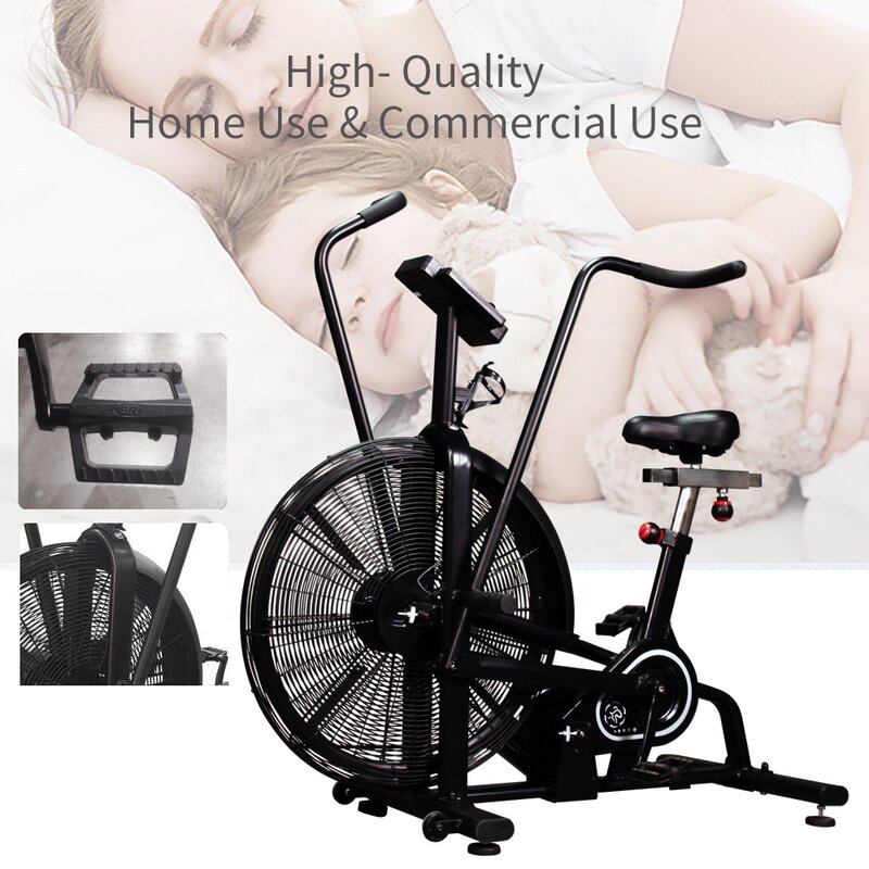 Bicicleta de aire de Fitness para gimnasio, ventilador de gimnasio, bicicleta de ejercicio para perder peso, deporte de culturismo en interiores