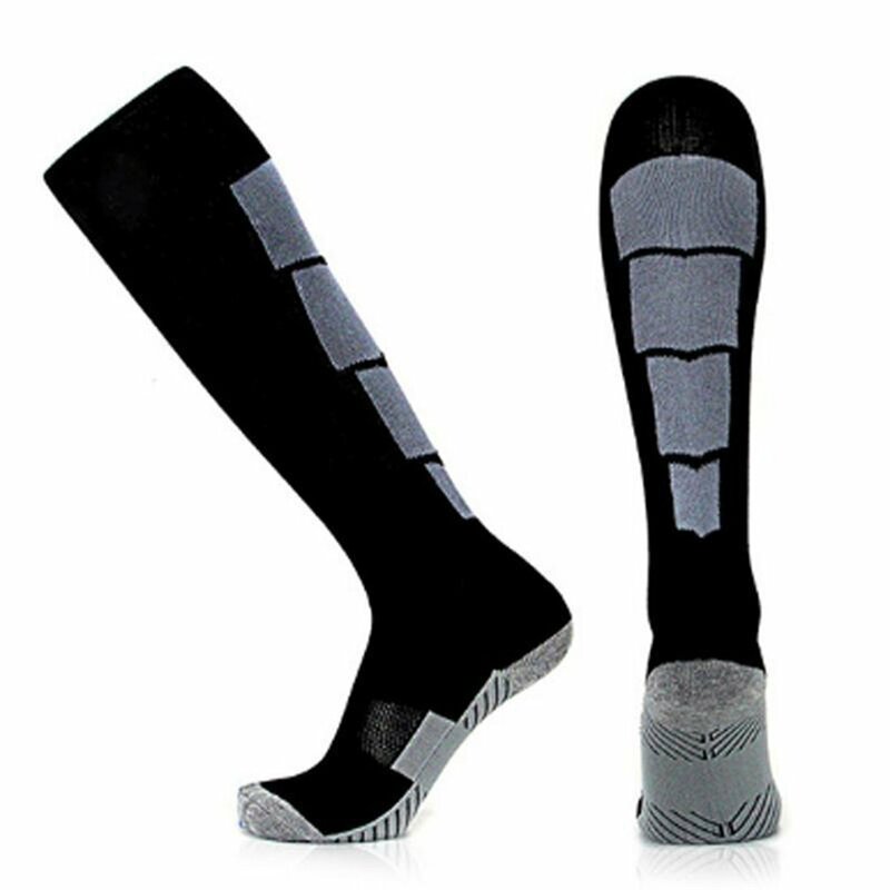 1 Pair Anti-Slip Soccer Sports Socks Men Sock Football Knee Above Long Stockings High Socks for Baseball Basket Sports