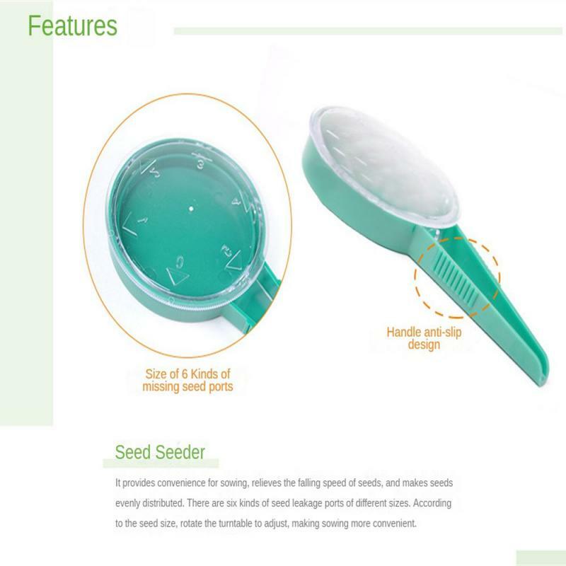 녹색 구멍 파기 장치, 넓게 적용 가능한 정밀 모종 기르는 플라스틱, 사용하기 쉬운 파종기 액세서리, 파종기 무게 30g