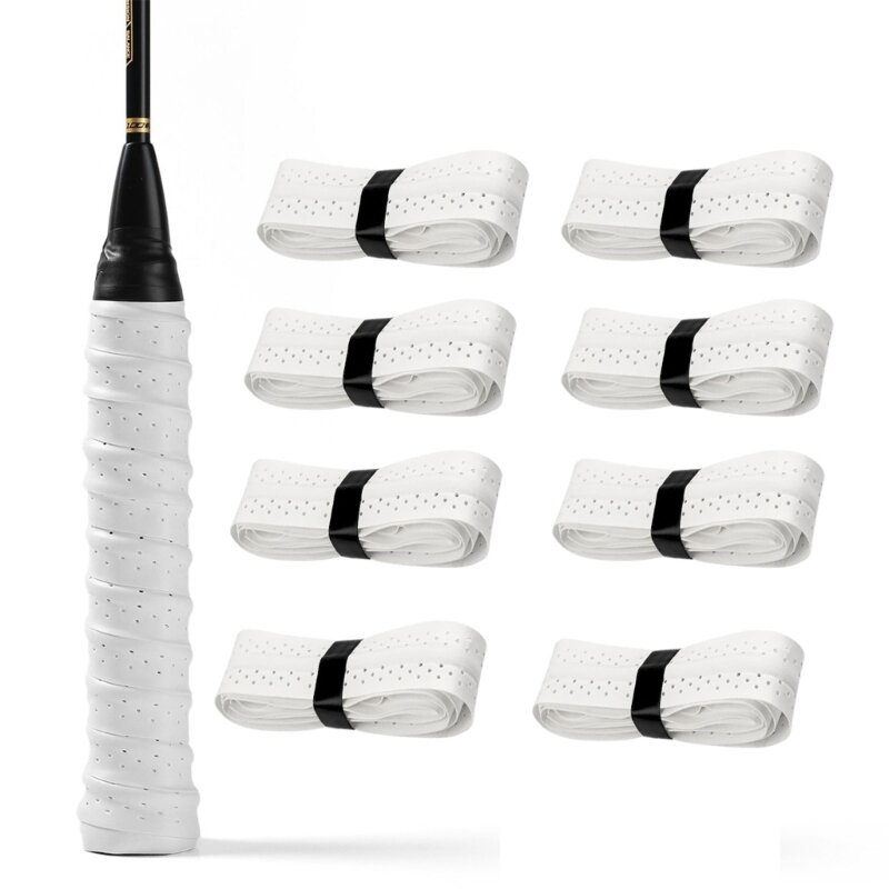8 stuks badmintonrackets grip sporttape antislip skidproof zweetbanden grip