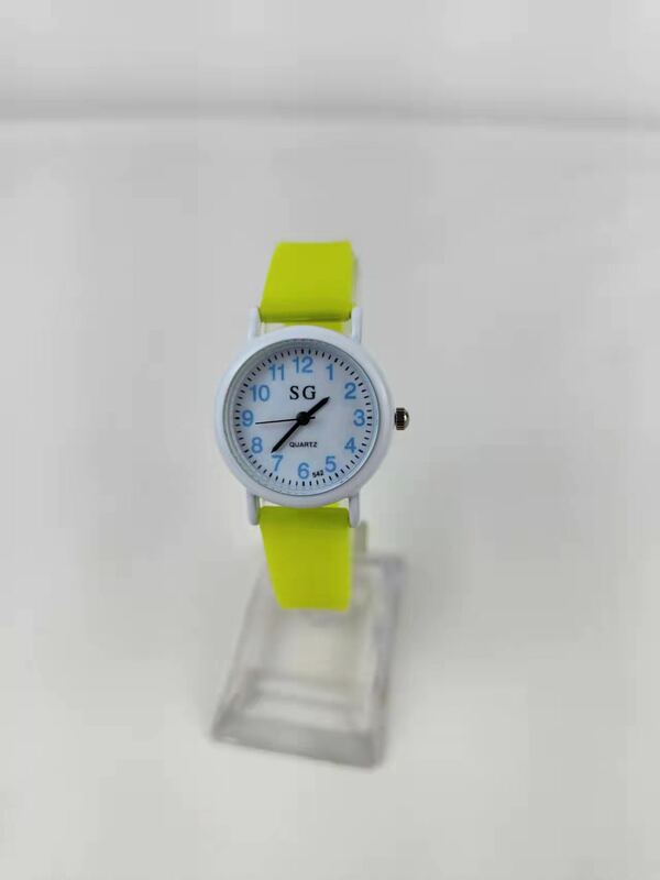 Novo silicone luminoso bonito puro digital relógio das crianças menina fluorescente harajuku estilo geléia relógio de quartzo