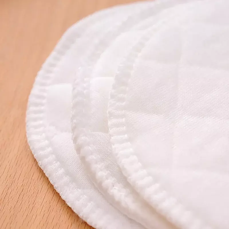 Almohadillas de algodón reutilizables para lactancia de bebé, almohadillas suaves y absorbentes, lavables, 6/8/10 piezas