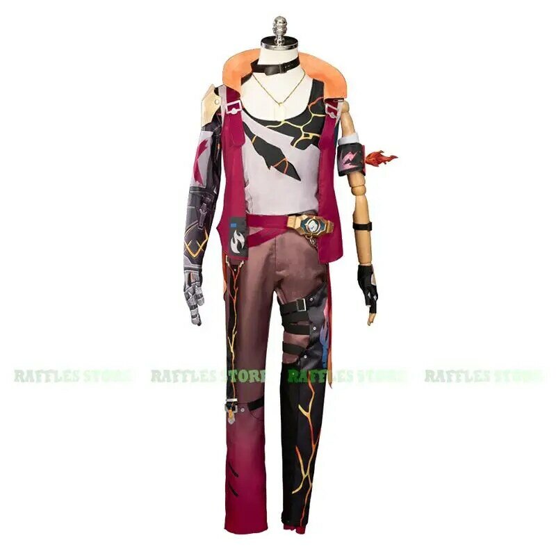 Honkai Star Rail vivian Cosplay Outfit Costume parrucca gioco Anime Cosplay divani Red Hair Costume Suit uomo donna Cosplay Party Clothes