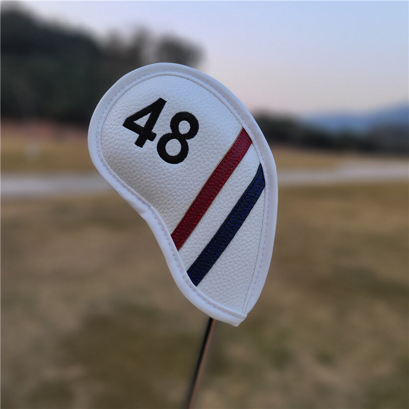Чехол для головы в стиле гольф-клуба, простой защитный утюжок с песочным клином, с 48-60 градусами, с принтом, с железной головкой, аксессуары для гольфа