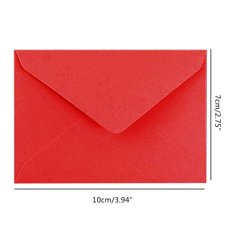 컬러 우편 봉투 빈 감사 카드 DIY 봉투 사무실 송장 개인 편지 초대장, 10 개
