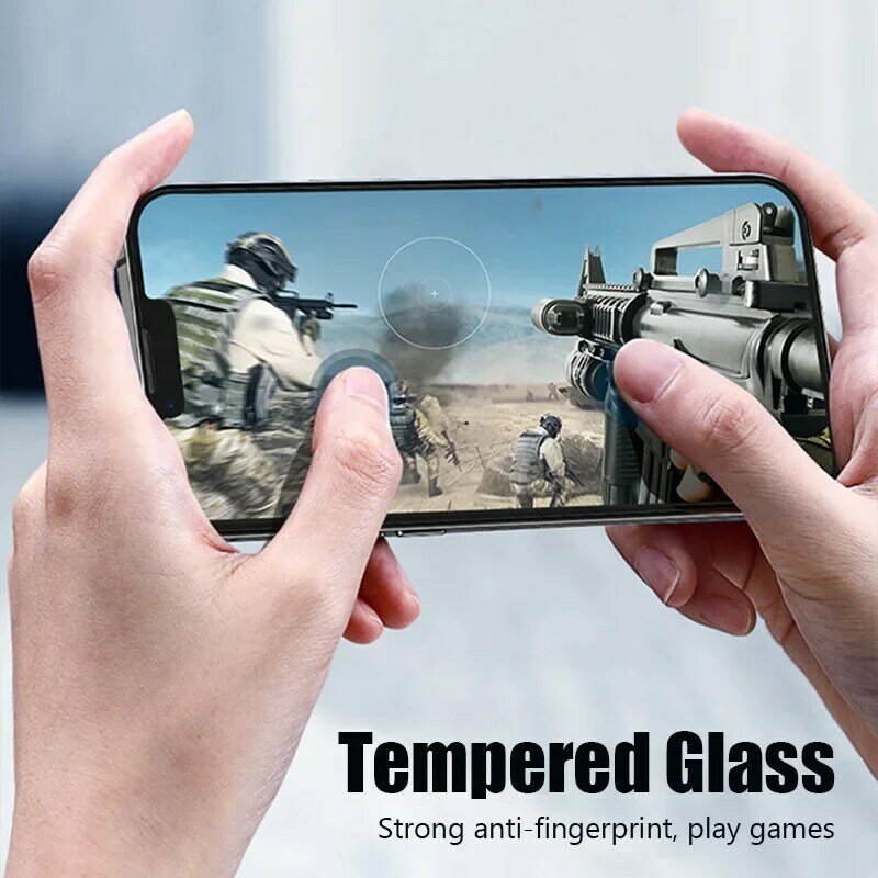 5 buah kaca Tempered pelindung layar Mini, untuk iPhone 15 14 13 12 11 Pro Max untuk iPhone 15 14 Plus 7 8 X XR XS Max SE 2020 2022