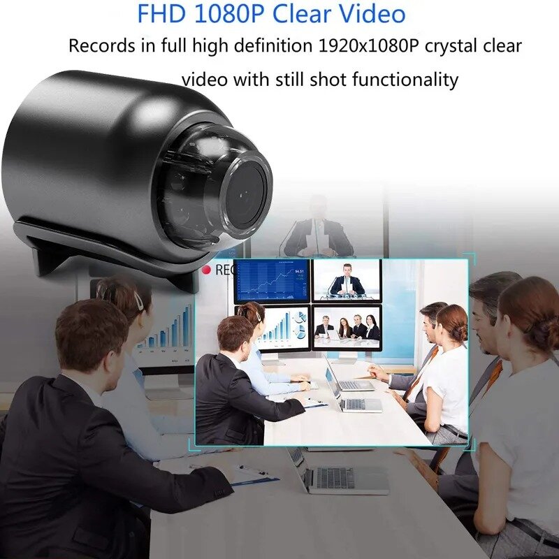 1080P HD Mini telecamera WiFi sicurezza interna sorveglianza di sicurezza Baby Monitor videocamera per visione notturna IP Cam videoregistratore Audio