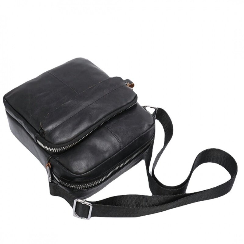 Cow Leather Business Men's Shoulder Bag Genuine Leather Crossbody Bag Fashion Sports Male Messenger Bag