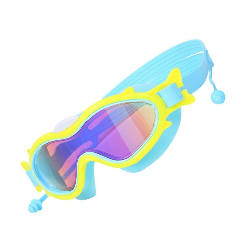 Незапотевающие очки для плавания Waterproo, очки для сухого бассейна с прозрачным видением, очки для плавания с защитой от УФ-лучей, детские очки для плавания и дайвинга