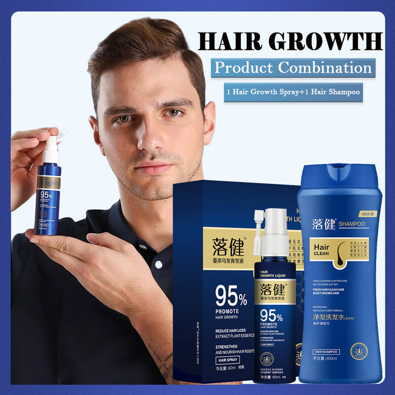 Hair Loss Treatment Oil Control Shampoo for Hair Growth Essence Anti Hair Loss Shampoo Hair Care Products Thickner Hair Serum
