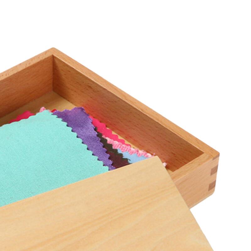 Caja de tela Montessori para desarrollo temprano, herramientas de enseñanza, regalo de vacaciones