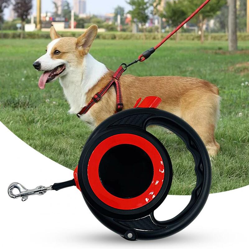 Cuerda de plomo segura para mascotas, cuerda de tracción de textura de fibra de carbono para pasear al perro, correa duradera para caminar con Mango antideslizante