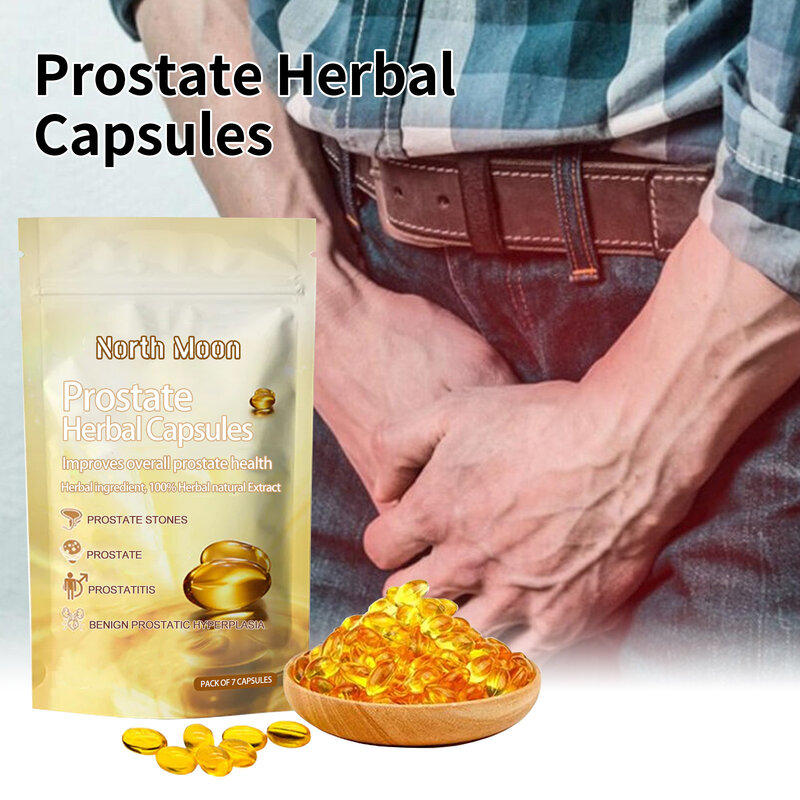 Cápsulas para aliviar la Prostatitis masculina, cuidado corporal, a base De hierbas, Tratamiento De Relajación