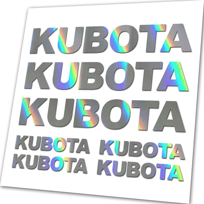 สำหรับ Kubota รถแทรกเตอร์ไวนิลสติ๊กเกอร์ไดคัท/ชุดสติกเกอร์