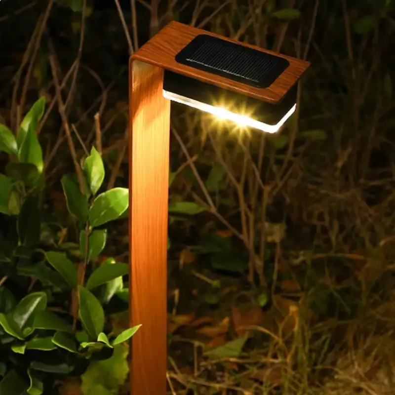Индукционный дорожный светильник на солнечной батарее, водонепроницаемый ландшафтный светильник для газона 4500K, для внутреннего дворика, газона, двора, декоративное освещение (2 шт.)