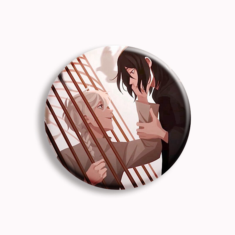 Anime Bungou Zwerfhonden Knoop Pin Creatief Stripfiguur Osamu Nakahara Dazai Chuya Broche Badge Fans Verzamelen Decor 58Mm