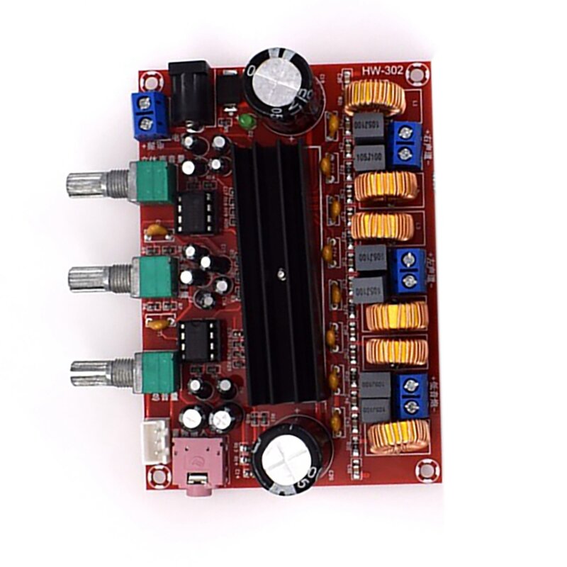 Placa Digital do Amplificador de Potência, XH-M139, 2.1, TPA3116D2, 2x50W + 100W