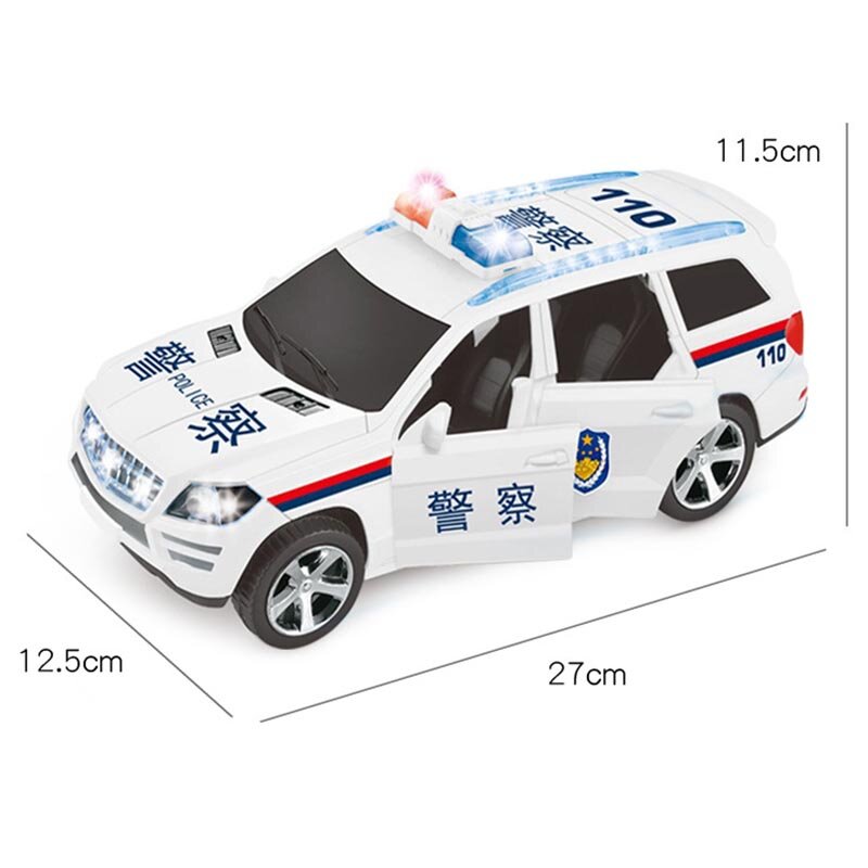Mobil mainan Universal anak-anak, mobil mainan anak laki-laki dengan musik dan lampu simulasi Model ambulans