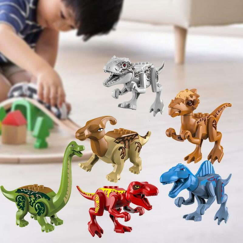 เป็นมิตรกับสิ่งแวดล้อมของเล่นจำลองไดโนเสาร์ตัวต่อของเล่นเด็กของเล่นไดโนเสาร์ Stegosaurus Parent-Child Interaction