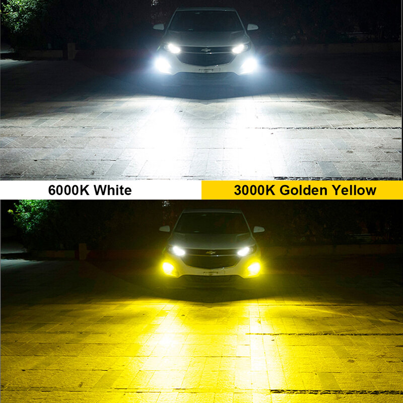 BMTxms 6000lm CANBUS 9006 HB4 LED żarówki Led światła przeciwmgielne H11 H8 9005 HB3 lampa do jazdy samochodem H10 PSX24W 2504 dla Toyota Skoda Ford