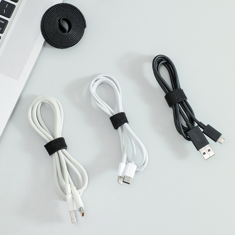 Cable Tie Straps Accessories Adjustable Wire Cord Fastening Organizer