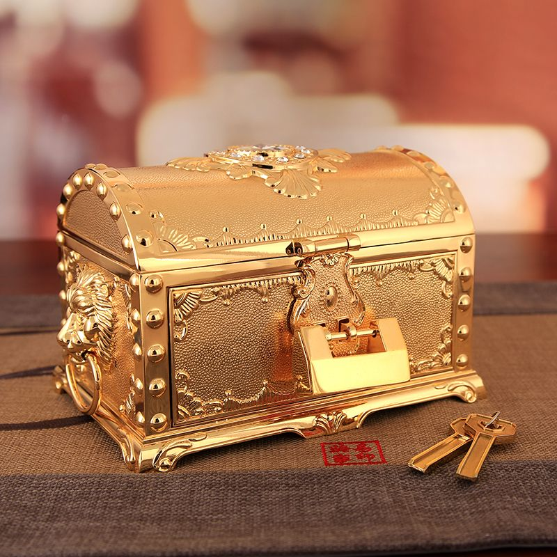 Aufbewahrung sbox für Schmucks cha tullen im chinesischen Stil mit Schloss und Schublade Anti oxidation feine Schmuck ohrringe Hochzeits-und Geburtstags geschenk