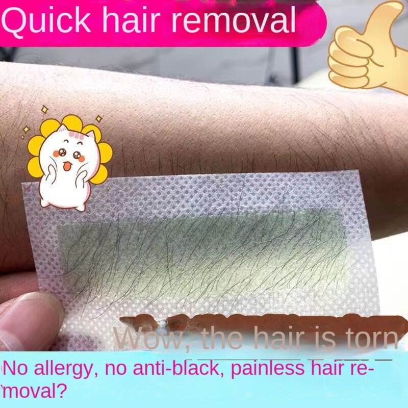 Double Sided Hair Removal Wax Strips for Leg Body Face Leg Body Skin Care Facial Lip Wax Strips