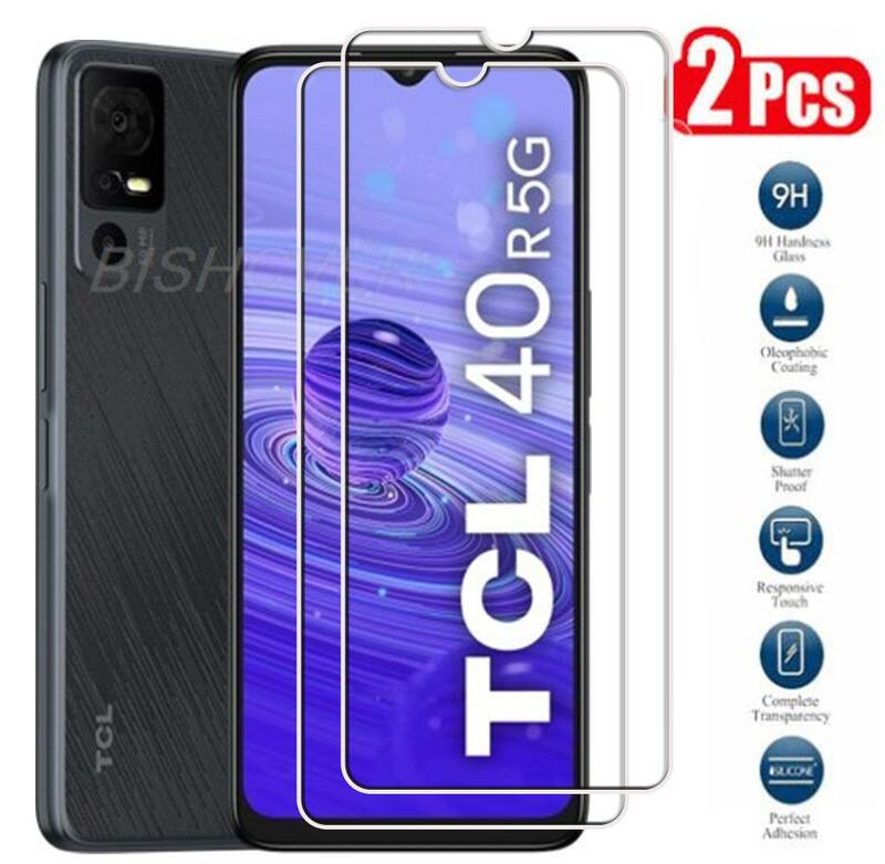 Tempered Glass For TCL 40R 5G 40 R 6.6" 2022  Protective Film Screen Protector On T771K T771K1 T771H T771A 405 408 Phone Glass