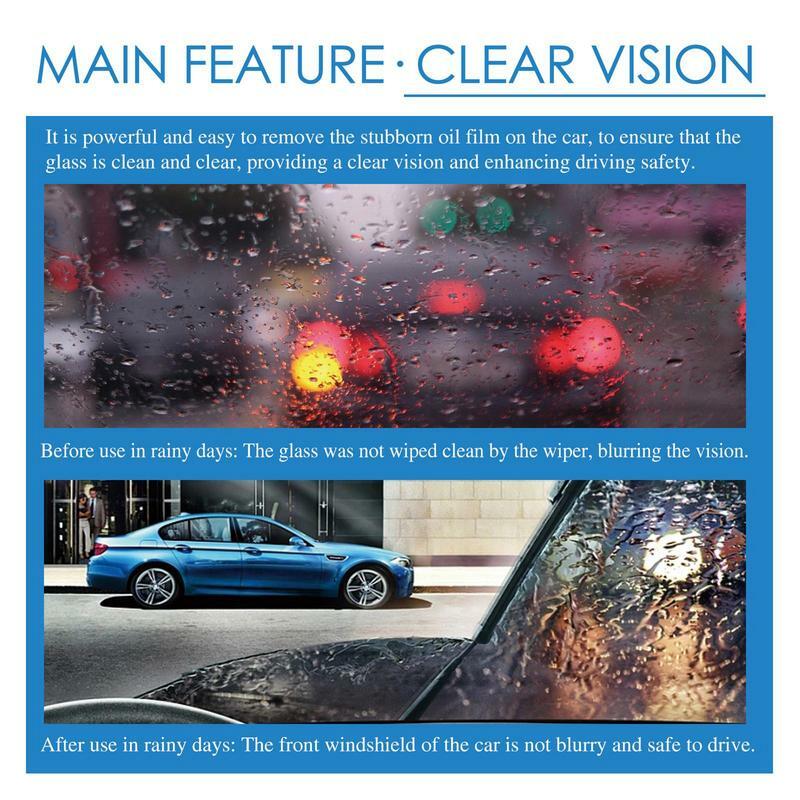 Anti Fog Windshield Cleaner Waterproof Coating Spray Powerful Mist Prevention Clear Vision Safe Driving Winter Car Fog Repellent