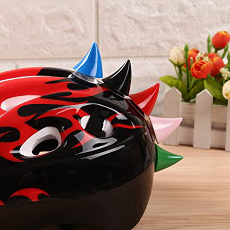 2 pezzi casco moto colorato corna di diavolo orecchie di gatto Decor universale moto bicicletta Car Styling decorazione adesivi casco