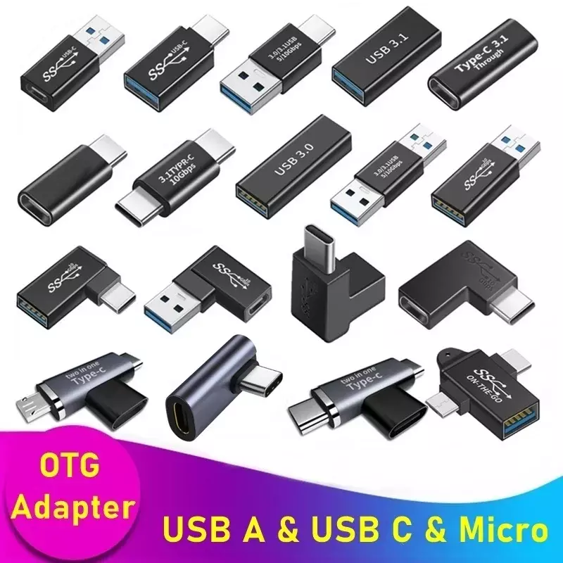 Tongdaytech Universal Typ C Adapter Männlich zu Micro USB Weibliche USB C OTG Unterstützung Daten Sync Adaptador Für Samsung Huawei xiaomi